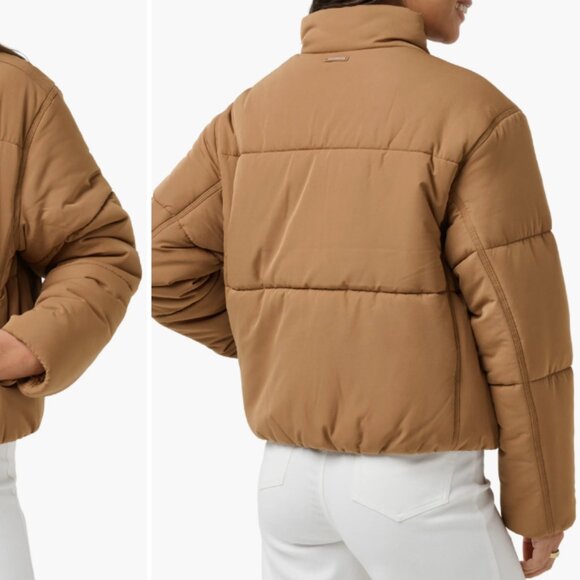 Travis Mathews Mont Blanc Quilted Cropped Puffer Jacket - Picture 6 of 6